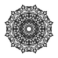 mandala desenhada à mão. decoração em ornamento de doodle oriental étnica. vetor