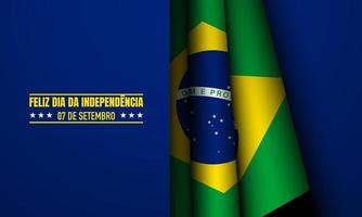 fundo do dia da independência do brasil. vetor