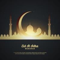 fundo eid al adha. apto para cartão, pôster e outros. vetor