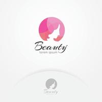 design de logotipo de beleza vetor