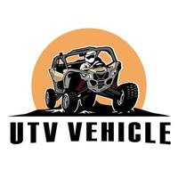 vetor de ícone de design de logotipo utv