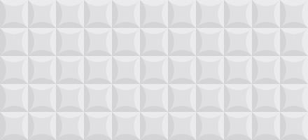 fundo 3d branco da telha geométrica. padrão de textura geométrica. padrão de azulejos quadrados simples para decoração de interiores. modelo de superfície de geometria. design de papel de parede moderno abstrato. ilustração vetorial. vetor