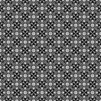 textura padrão sem costura preto e branco. design gráfico ornamental em tons de cinza. ornamentos de mosaico. modelo de padrão. ilustração vetorial. eps10. vetor
