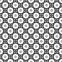 textura padrão de superfície preto e branco. design gráfico ornamental bw. ornamentos de mosaico. modelo de padrão. vetor