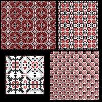 Conjunto de padrões de pixel húngaro vetor