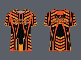Use design esportivo, camisa de corrida para uniforme do clube vetor