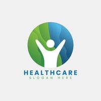 design de logotipo de hospital de clínica moderna abstrata criativa, design de logotipo de clínica gradiente colorido