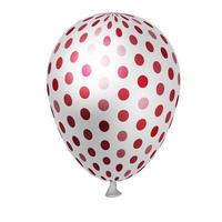 balão metálico realista. vetor