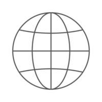 ícone global sinal símbolo logotipo vetor