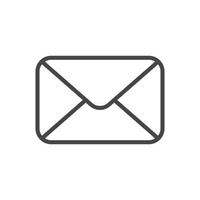 vetor de símbolo de sinal de ícone premium de e-mail