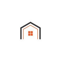 vetor de modelo de design simples de logotipo de ícone de casa