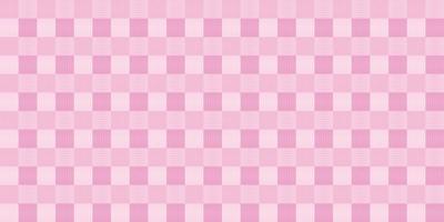tecido de cor rosa tartan guingão abstrato textura papel de parede padrão sem costura ilustração vetorial eps10 vetor