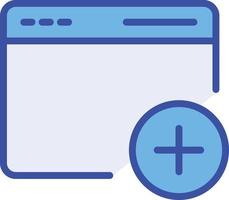 adicionar ícone de vetor isolado do navegador que pode facilmente modificar ou editar