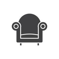 ícone de vetor de sofá para recurso gráfico do site, apresentação, símbolo