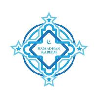 fundo de vetor de ornamento de ramadhan kareem