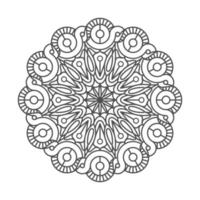 ornamentos de mandala elegantes e únicos vetor