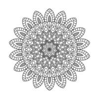 mandala elegante e única vetor