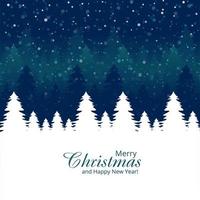 Fundo de férias de celebração de cartão de árvore de Natal