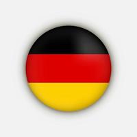 país Alemanha. bandeira da Alemanha. ilustração vetorial. vetor