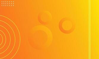 fundo geométrico com forma de círculo e cor laranja gradiente. usado para design de sites, banners de tecnologia, cartazes vetor