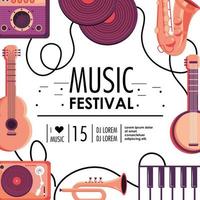 evento de celebração festival de música cultura vetor