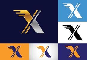 modelo de vetor de design de logotipo inicial monograma carta xa. símbolo gráfico do alfabeto para identidade de negócios corporativos