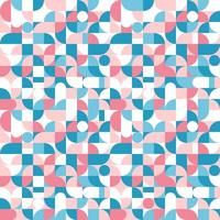 padrão geométrico de vetor sem costura minimalista. padrão escandinavo plano abstrato multicolorido.