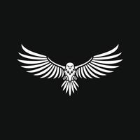 design de vetor de águia para ícone de logotipo