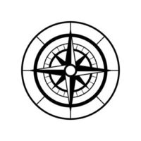 ícone de vetor de direção de bússola