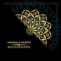 Mandala agradável fundo Vector Design
