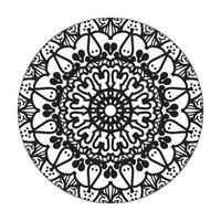 coleções padrão circular em forma de uma mandala para henna, mehndi, tatuagens, decorações. decoração decorativa em estilo oriental étnico. página do livro para colorir. vetor