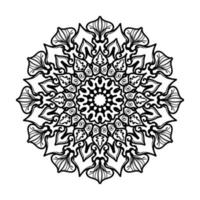 mandala desenhada à mão. decoração em ornamento de doodle oriental étnica. vetor