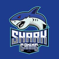 logotipo de esportes de tubarão vetor