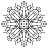 padrão de mandala abstrata de vetor. arte na parede. livro de colorir rendas padrão a tatuagem. design para uma camisa de pintura de papel de parede e design de adesivo de azulejo, ornamento de círculo decorativo em estilo oriental étnico vetor