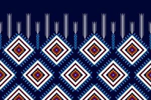 design de padrão geométrico abstrato sem emenda. tecido asteca tapete mandala ornamento chevron têxtil decoração papel de parede bordado tradicional ilustrações vetoriais fundo vetor