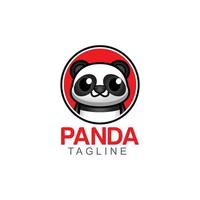 ilustração vetorial de logotipo da empresa panda vetor