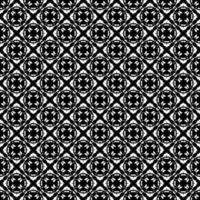 textura padrão sem costura preto e branco. design gráfico ornamental em tons de cinza. ornamentos de mosaico. modelo de padrão. ilustração vetorial. eps10. vetor