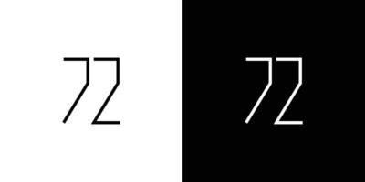 design de logotipo de iniciais jz simples e moderno vetor