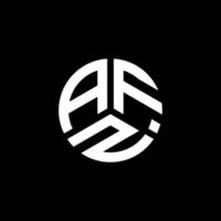 design de logotipo de carta afz em fundo branco. conceito de logotipo de letra de iniciais criativas afz. design de letra afz. vetor