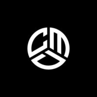 design de logotipo de carta cmd em fundo branco. conceito de logotipo de letra de iniciais criativas cmd. design de letra cmd. vetor
