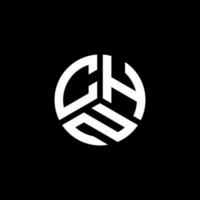 design de logotipo de carta chn em fundo branco. conceito de logotipo de letra de iniciais criativas chn. design de letra chn. vetor