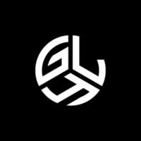 design de logotipo de carta gly em fundo branco. gly conceito de logotipo de letra de iniciais criativas. design de letra gly. vetor