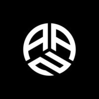 design de logotipo de carta aaz em fundo branco. conceito de logotipo de letra de iniciais criativas aaz. design de letra aaz. vetor