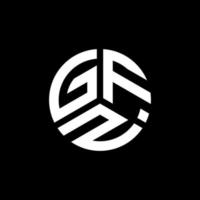 design de logotipo de carta gfz em fundo branco. conceito de logotipo de letra de iniciais criativas gfz. design de letra gfz. vetor