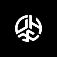 design de logotipo de carta dhx em fundo branco. conceito de logotipo de letra de iniciais criativas dhx. design de letra dhx. vetor