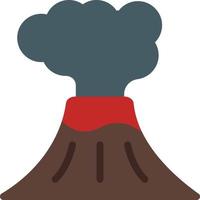ilustração do ícone do vulcão vetor