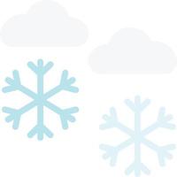 ilustração do ícone de neve vetor