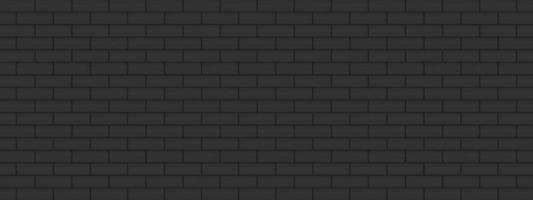 parede de tijolo preto de textura de fundo abstrato para ilustração vetorial decorativa