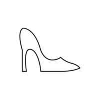 vetor de sapatos femininos para apresentação de site de ícone de símbolo