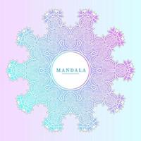 vetor de mandala gradiente elegante para design